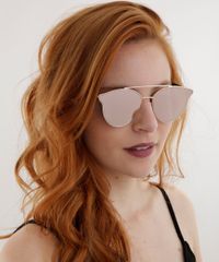 Oculos-de-Sol-Redondo-Espelhado-Feminino-Oneself-Rose-8759619-Rose_2