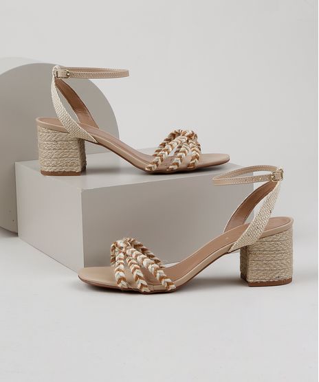 Sandalia-Feminina-Oneself-Salto-Grosso-Medio-Bico-Quadrado-Bege-9955371-Bege_1