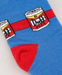 Meia-Masculina-Cano-Alto-Divertida-Os-Simpsons-Duff-Beer-Azul-9468292-Azul_5