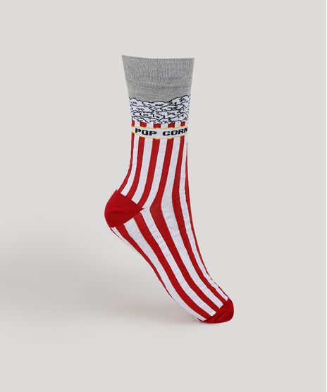 Meia-Masculina-Cano-Alto-Divertida-Pipoca-Vermelha-9636361-Vermelho_1