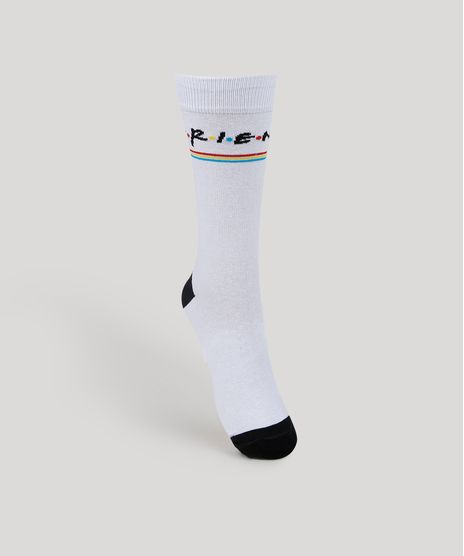Meia-Masculina-Cano-Alto-Divertida-Friends-Branca-9944803-Branco_1