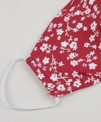 Mascara-de-Tecido-Reutilizavel-para-Protecao-Individual-Infantil-Estampado-de-Floral-Vermelha-9952506-Vermelho_4