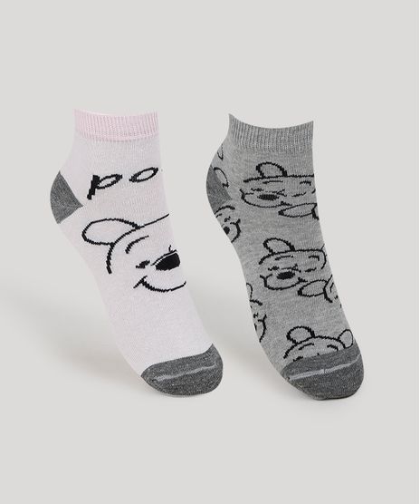Kit-de-2-Meias-Femininas-Pooh-Cano-Medio-Rosa-9955196-Rosa_1