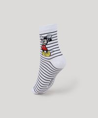 Kit-de-2-Meias-Femininas-Mickey-Cano-Alto-Branco-9955198-Branco_3