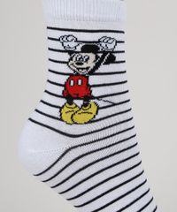 Kit-de-2-Meias-Femininas-Mickey-Cano-Alto-Branco-9955198-Branco_4