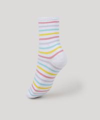Meia-Feminina-Cano-Alto-Listrada-Branca-9958070-Branco_2