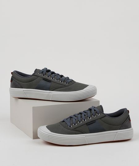 Sapatenis-Masculino-Oneself-com-Recortes-Cinza-9951936-Cinza_1