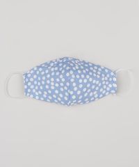 Mascara-de-Tecido-Reutilizavel-para-Protecao-Individual-Infantil-Estampado-de-Poa-Azul-9952493-Azul_1