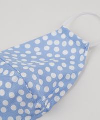 Mascara-de-Tecido-Reutilizavel-para-Protecao-Individual-Infantil-Estampado-de-Poa-Azul-9952493-Azul_4