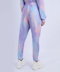 Calca-de-Moletom-Feminina-Reta-Estampada-Tie-Dye-Cintura-Alta-Lilas-9954983-Lilas_2