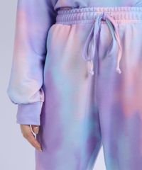 Calca-de-Moletom-Feminina-Reta-Estampada-Tie-Dye-Cintura-Alta-Lilas-9954983-Lilas_4