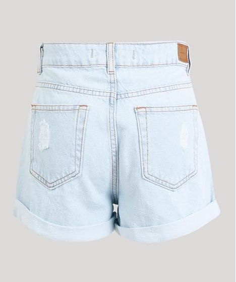 shorts jeans cos alto destroyed
