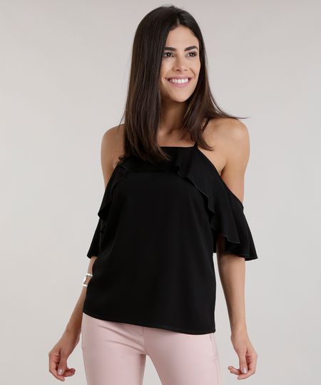 Blusa-Open-Shoulder-com-Babado-Preta-8699527-Preto_1