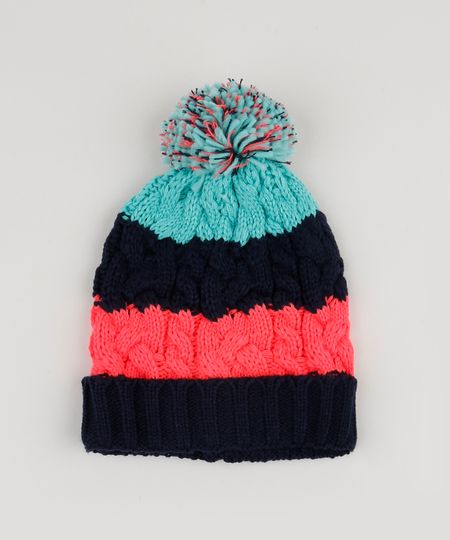 Gorro-de-Trico-Infantil-Listrado-Azul-Marinho-9785365-Azul_Marinho_1
