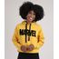 Blusao-de-Moletom-Feminino-Marvel-com-Capuz-Mostarda-9881514-Mostarda_1