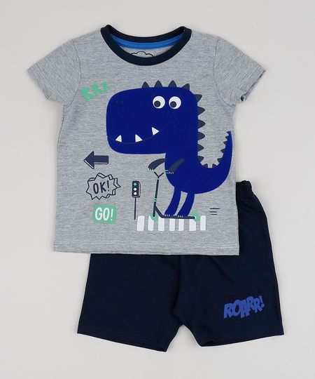 Pijama-Infantil-Dino-Manga-Curta-Azul-Marinho-9942699-Azul_Marinho_1