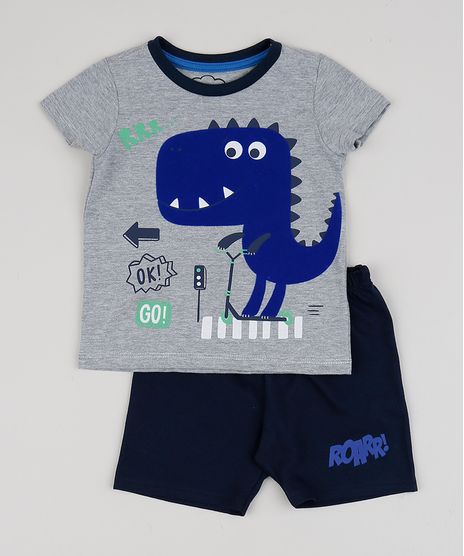 Pijama-Infantil-Dino-Manga-Curta-Azul-Marinho-9942699-Azul_Marinho_1