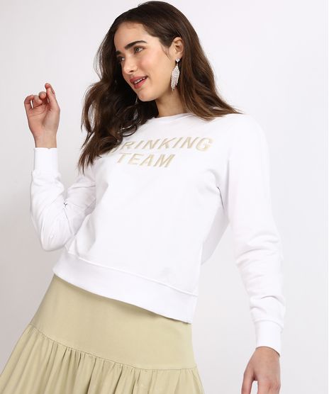 Blusao-de-Moletom-Feminino-Mindset-com-Bordado--Drinking-Team--Decote-Redondo-Off-White-9950293-Off_White_1