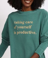 Blusao-de-Moletom-Feminino-Mindset--Taking-Care--Decote-Redondo-Verde-9953726-Verde_4