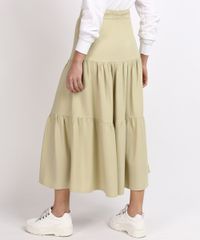 Saia-Feminina-Mindset-Midi-em-Camadas-Kaki-9955737-Kaki_2