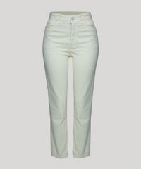 Calca-Jeans-Feminina-Mindset-Reta-Cintura-Media-com-Bolsos-Amarelo-Claro-9955886-Amarelo_Claro_5