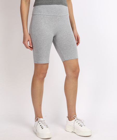 Bermuda-Feminina-Mindset-Ciclista-Cintura-Super-Alta-Cinza-Mescla-Claro-9953128-Cinza_Mescla_Claro_1
