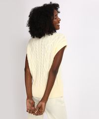 Colete-Feminino-Mindset-em-Trico-com-Gola-Alta-Amarelo-Claro-9955866-Amarelo_Claro_2
