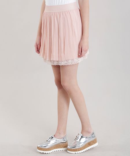 Saia-Midi-com-Pregas-e-Renda-Rose-8593686-Rose_1