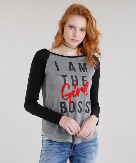 Blusa-com-Recorte--I-Am-The-Girl-Boss--Cinza-Mescla-8691909-Cinza_Mescla_1