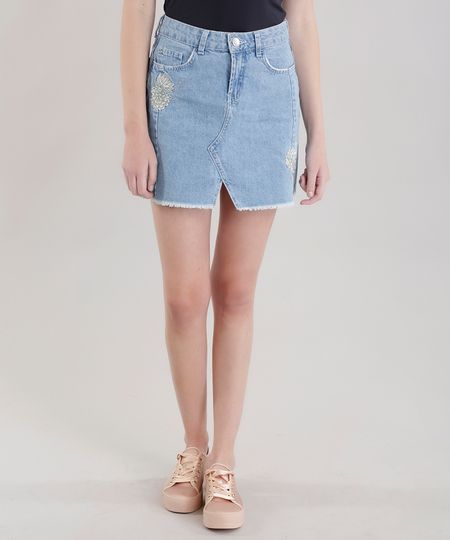 Saia-Jeans-com-Bordado-Azul-Claro-8721160-Azul_Claro_1 Saia-Jeans-com-Bordado-Azul-Claro-8721160-Azul_Claro_1