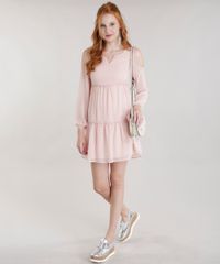 Vestido-Open-Shoulder-Texturizado-Rose-8593610-Rose_3