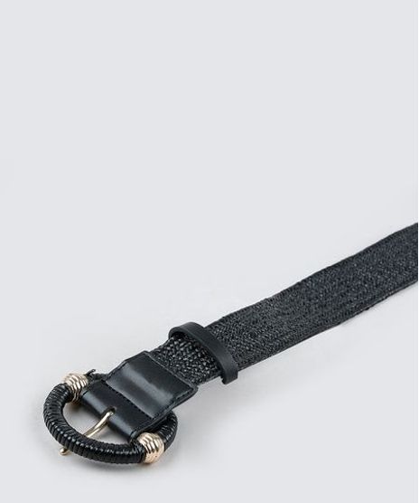 Cinto-Feminino-Tresse-com-Fivela-Redonda-Encapada-Preto-9734803-Preto_1