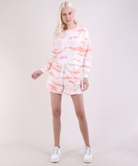 Short-de-Moletom-Feminino-Cintura-Super-Alta-Estampado-Tie-Dye-com-Bolsos-Coral-9953296-Coral_3