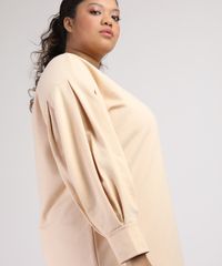 Vestido-de-Moletom-Feminino-Plus-Size-Mindset-Curto-Manga-Bufante-Amarelo-9953549-Amarelo_4