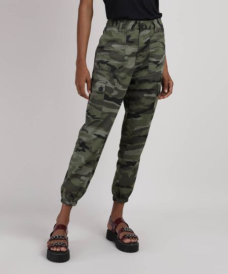 Calca-Feminina-Jogger-Cargo-Cintura-Alta-Estampada-Camuflada-Verde-militar-9946817-Verde_Militara_1 Calca-Feminina-Jogger-Cargo-Cintura-Alta-Estampada-Camuflada-Verde-militar-9946817-Verde_Militara_1
