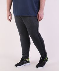 Calca-de-Moletom-Masculina-Plus-Size-Esportiva-Ace-Jogger-com-Faixa-Lateral-Cinza-Mescla-Escuro-9952127-Cinza_Mescla_Escuro_1