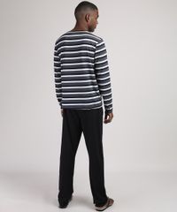 Pijama-Masculino-Camiseta-Estampada-Listrada-Manga-Longa-Gola-Careca-Cinza-Mescla-Escuro-9951346-Cinza_Mescla_Escuro_2