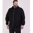 Jaqueta-Masculina-Plus-Size-com-Capuz-e-Bolsos-Preta-9951374-Preto_1