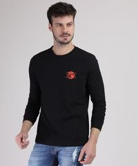 Camiseta-Masculina-Planeta-Terra-Manga-Longa-Gola-Careca-Preta-9940734-Preto_1
