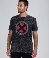 Camiseta-Masculina-X-Men-Xavier-Institute-Manga-Curta-Gola-Careca-Preta-9952467-Preto_1