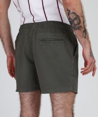 Bermuda-de-Sarja-Masculina-Relax-com-Bolsos--Verde-Militar-9952811-Verde_Militar_2