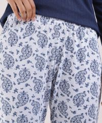 Pijama-Feminino-Blusa-Longa-e-Decote-V-Azul-Marinho-9928854-Azul_Marinho_4