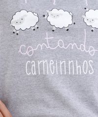 Pijama-Feminino-Blusa--Contando-Carneirinhos--Regata-e-Decote-Redondo-Cinza-Mescla-9946685-Cinza_Mescla_3