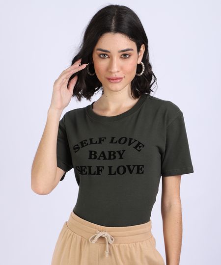 Blusa-Feminina--Self-Love--Flocada-Manga-Curta-Decote-Redondo-Verde-Militar-9946937-Verde_Militar_1 Blusa-Feminina--Self-Love--Flocada-Manga-Curta-Decote-Redondo-Verde-Militar-9946937-Verde_Militar_1