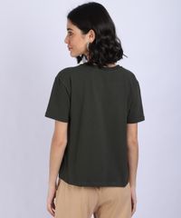 Blusa-Feminina--Self-Love--Flocada-Manga-Curta-Decote-Redondo-Verde-Militar-9946937-Verde_Militar_2