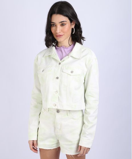 Jaqueta-de-Sarja-Feminina-Cropped-Estampado-Tie-Dye-Verde-Claro-9955766-Verde_Claro_1