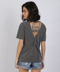 Blusa-Feminina-Margarida-com-No-e-Vazado-Manga-Curta-Decote-Redondo-Chumbo-9948184-Chumbo_2