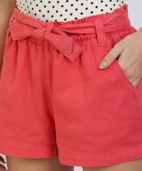 Short-de-Sarja-Feminino-Clochard-Cintura-Alta-com-Faixa-Para-Amarrar-Coral-9949399-Coral_4 Short-de-Sarja-Feminino-Clochard-Cintura-Alta-com-Faixa-Para-Amarrar-Coral-9949399-Coral_4