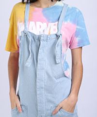 Macacao-Jeans-Feminino-Relaxed-com-Alcas-Para-Amarrar-e-Bolsos-Azul-Claro-9951650-Azul_Claro_4