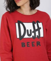Blusao-de-Moletom-Feminino-Duff-Beer-Os-Simpsons-Decote-Redondo-Vermelho-9954547-Vermelho_4